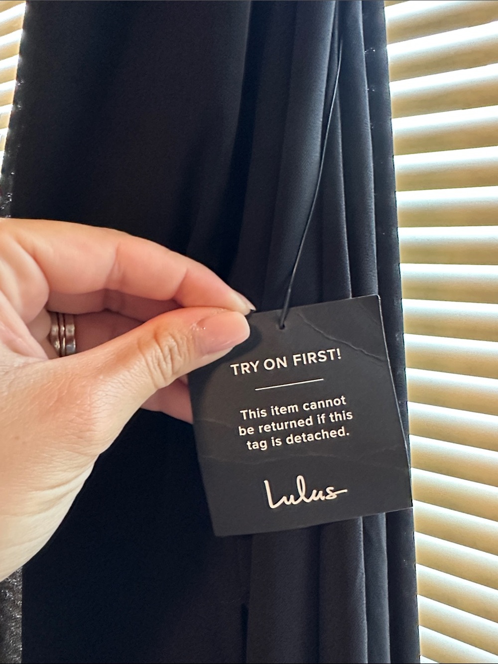 Lulu's Black V-Neck Empire Waist Maxi Dress - Picture 10 of 11